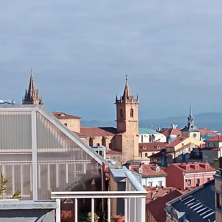 Atico Quintana Ii - Con Terraza, En El Centro Con Wifi Y Garaje 公寓 奥维耶多